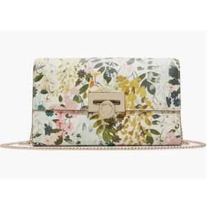 Ted Baker London Parisa Faux Leather Crossbody Bag in Yellow Multi